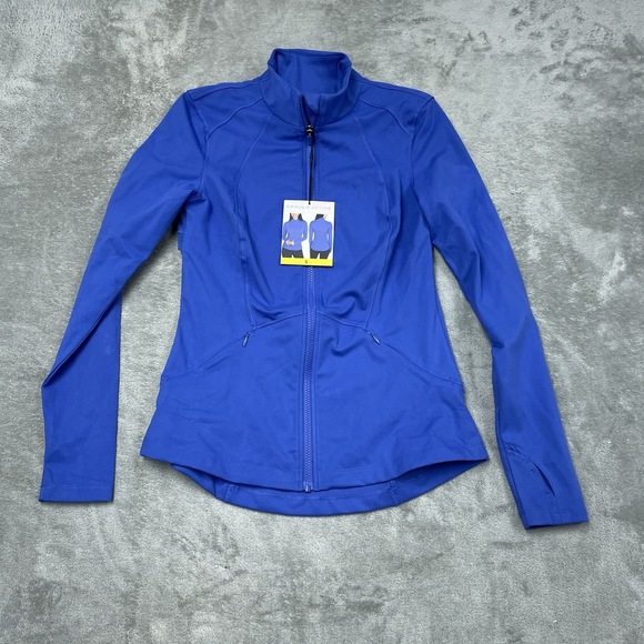 Spyder Women's S Activewear Top Blue d1255 - Picture 3 of 8